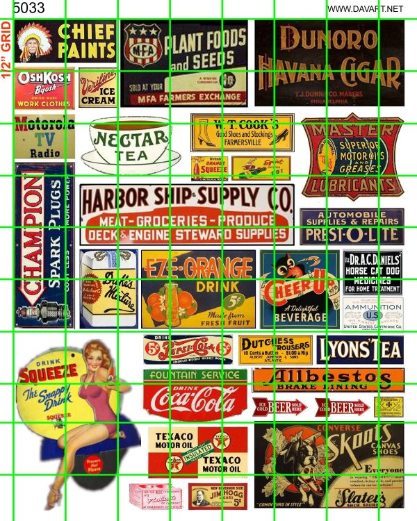 5033 BUSINESS - PAINTS, SODAS, COLA, GAS/OIL, CONVERSE, FARM, MORE