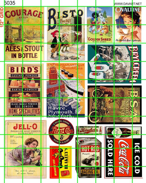 5035 BUSINESS - BSA, JELL-O, PEPSI, ALES, BRYLCREEM, CUSTER POWDER, COKE, MORE