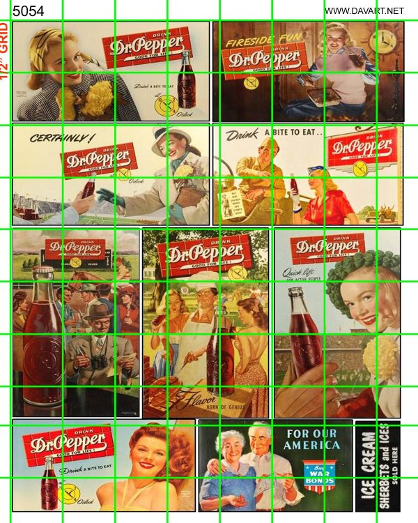 5054 BUSINESS - VINTAGE DR PEPPER BILLBOARD ADVERTISING