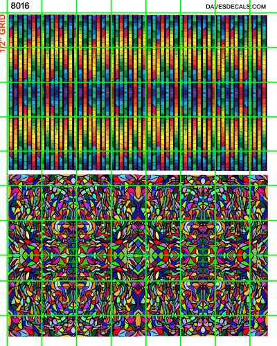 8016 - WINDOWS AND DOORS - CUT TO FIT STAINED GLASS