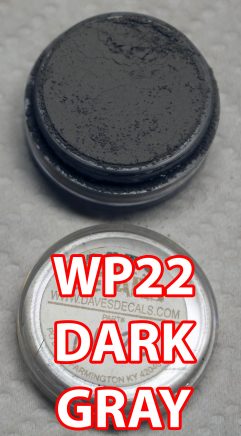 WP22 - POWDERS/TOOLS - DAVE'S WEATHERING POWDER - DARK GRAY