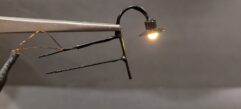 LED 16 DUAL ROD WALL SIGN FLOOD LED LIGHT WITH SHADE