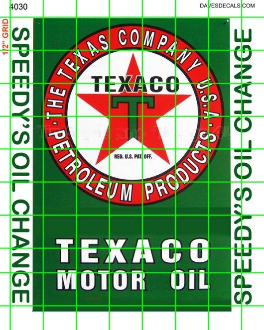 4030 & 4031 - COMBO SET FOR QUONSET HUT TEXACO