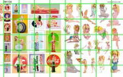 NH134 N SCALE HALF SETS - RAMOS & MANDY WOMEN SIGNS SUITABLE (MULTI-SCALE SIZE)