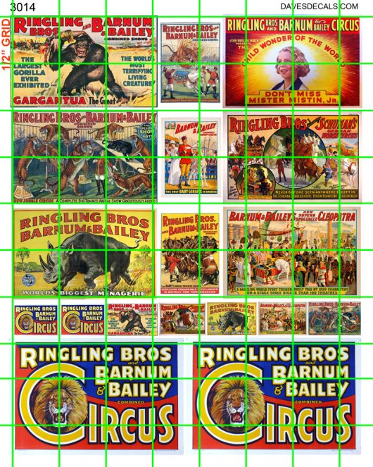 3014 - RINGLING BROS. BARNUM BAILEY ADVERTISING SET