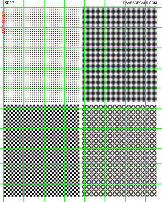 8017 FLOORING - ASSORTED CHECKERBOARD FLOORING