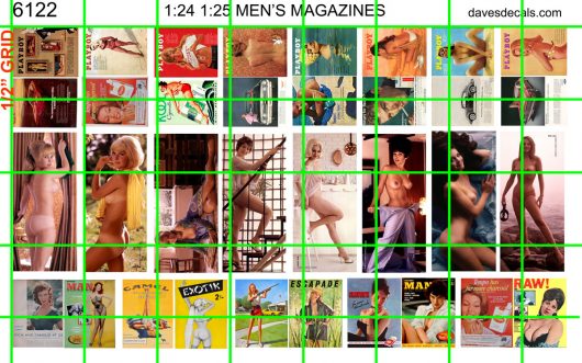 6122 - 1/24 1/25 SCALE MAGAZINES 1960's