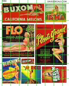 5084 - ASSORTED LARGE CRATE SIGN FOR BUILDING WALLS BILLBOARDS