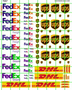 7057 - FEDEX, UPS, DHL, SET