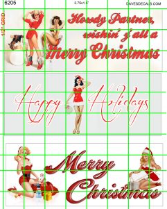 6205 - HOLIDAY SET - CHRISTMAS SET #1