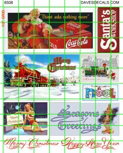6208 - HOLIDAY SET - CHRISTMAS SIGN SET