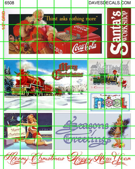6208 - HOLIDAY SET - CHRISTMAS SIGN SET
