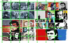 NH188 N SCALE -  JOHNNY CASH GRAFFITI