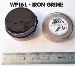 WP16L - LARGE DAVE'S WEATHERING POWDER - IRON GRIME