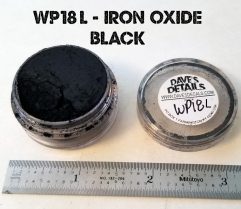 WP18L - LARGE DAVE'S WEATHERING POWDER - IRON OXIDE BLACK