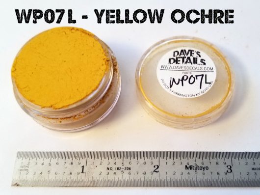 WP07L - LARGE DAVE'S WEATHERING POWDER - YELLOW OCHRE