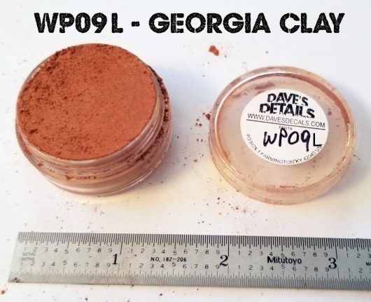 WP09L - LARGE DAVE'S WEATHERING POWDER - GEORGIA CLAY