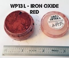 WP13L - LARGE DAVE'S WEATHERING POWDER - IRON OXIDE RED