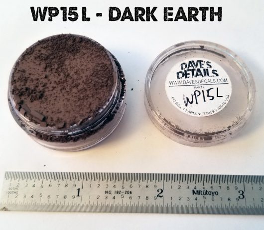 WP15L - LARGE DAVE'S WEATHERING POWDER - DARK EARTH