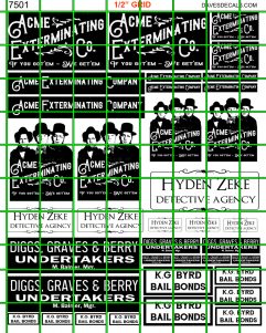 7501 -ACME EXTERMINATING CO - DIGGS, GRAVES AND BERRY, HYDEN ZEKE, K.G. BYRD - THREE STOOGES