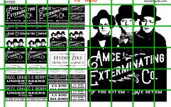 NH300 - THREE STOOGES BUSINESS SETS AND WALL LOGO SIGNAGE