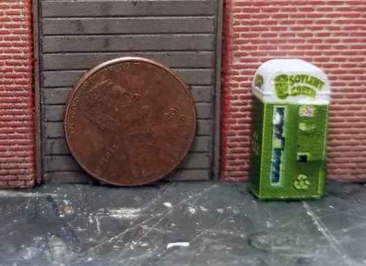 1:87 HO SCALE VENDO STYLE SODA MACHINE UN-LIT(Built) - Image 9