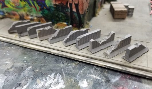1:87 HO ROAD BARRIERS (UNPAINTED) - Image 3