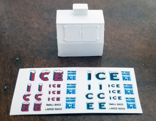 1:87 RETAIL ICE MACHINE FINISHED or UNFINISHED w/ DECAL SET - Image 8