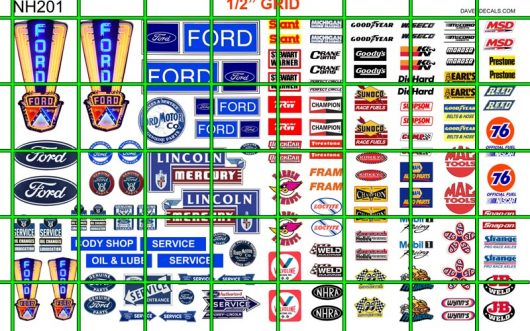 NH201 - FORD DEALERSHIP AND AUTOMOTIVE PRODUCTS SET