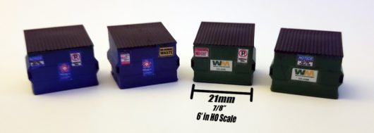 1:87 HO SCALE DUMPSTER (BUILT) - Image 4