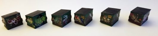 1:87 HO SCALE GRAFFITI DUMPSTER (BUILT) - Image 7