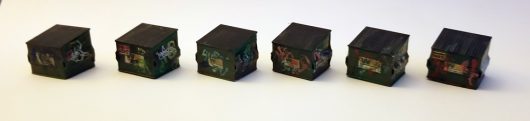 1:87 HO SCALE GRAFFITI DUMPSTER (BUILT) - Image 5