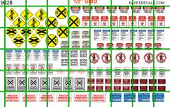 9028 - RAILROAD PROPERTY SIGNAGE - KEEP OFF TRACKS, CROSSING, PRIVATE PROPERTY