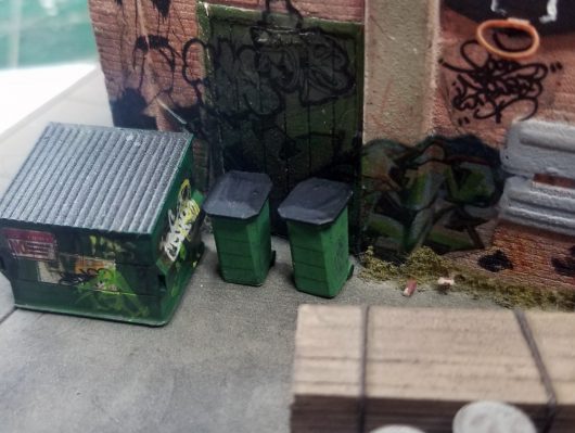 1:87 SCALE TRASH BIN 5 PCS (UNPAINTED) - Image 3