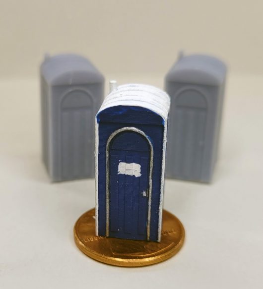 PORT-A-POTTY UNBUILT/UNPAINTED HO SCALE - Image 3