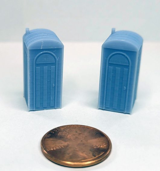 PORT-A-POTTY UNBUILT/UNPAINTED HO SCALE - Image 2