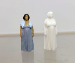 F022 - LARGE LADY IN LONG DRESS