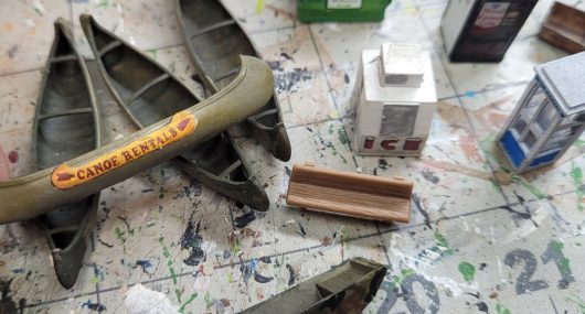 OOAK HO SCALE BAIT SHOP (ONE OF A KIND) - Image 9