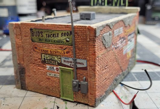 OOAK HO SCALE BAIT SHOP (ONE OF A KIND) - Image 8