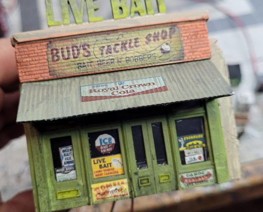 OOAK HO SCALE BAIT SHOP (ONE OF A KIND) - Image 4
