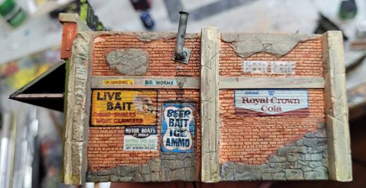 OOAK HO SCALE BAIT SHOP (ONE OF A KIND) - Image 5