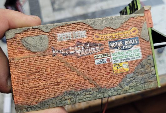 OOAK HO SCALE BAIT SHOP (ONE OF A KIND) - Image 6