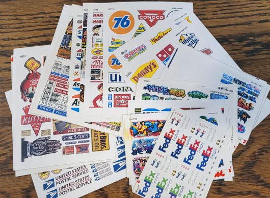 MYSTERY LOT DECALS 4X5 or 2.5x4 SETS - (2nd, ERRORS, OVERSTOCK, OOK, TEST, ETC)