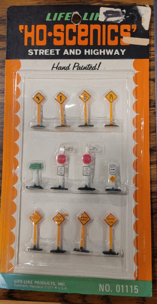 NOS 1:87 LIFE-LIKE Street Sign No. 01115