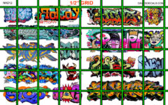 NH212 MODERN GRAFFITI ART 
