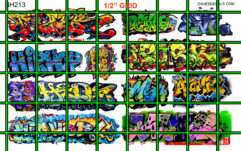 NH213 MODERN GRAFFITI ART