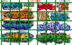 NH214 MODERN GRAFFITI ART