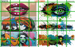 NH219 MODERN GRAFFITI STREET ART 