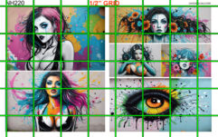 NH220 MODERN GRAFFITI STREET ART