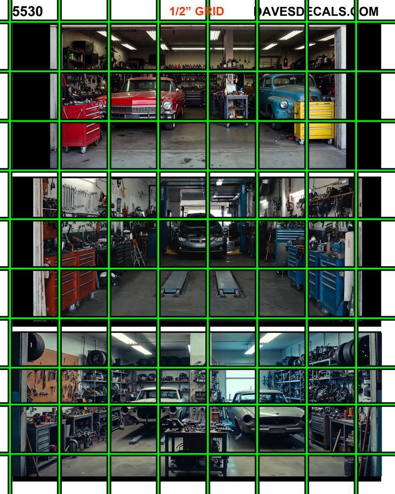 5530 - INTERIOR IMAGE AUTOMOTIVE GARAGE